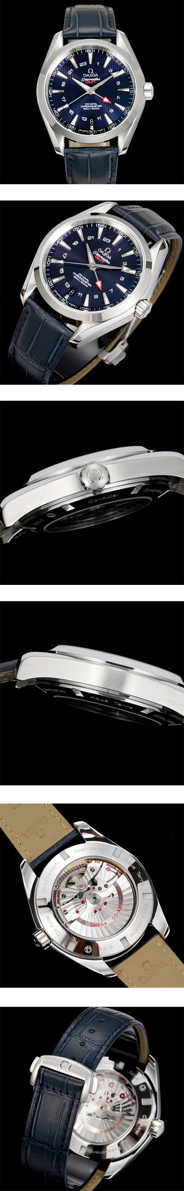 【OVS製 オメガスーパーコピー時計】シーマスター アクアテラ 150M コーアクシャル GMT 43mm 231.13.43.22.03.001 